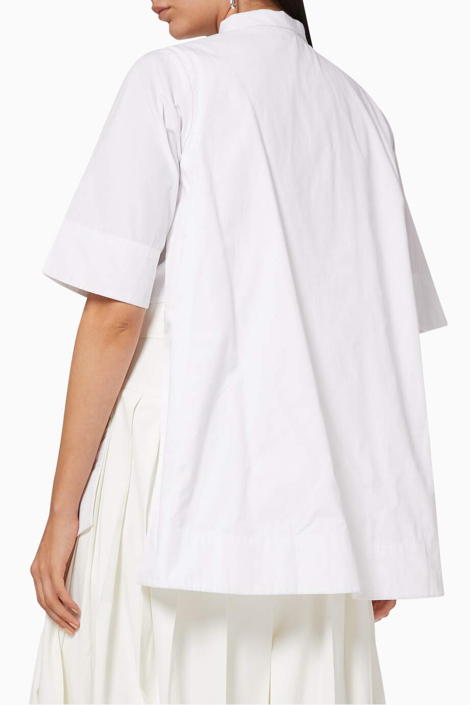TIE-UP CAPE SHIRT