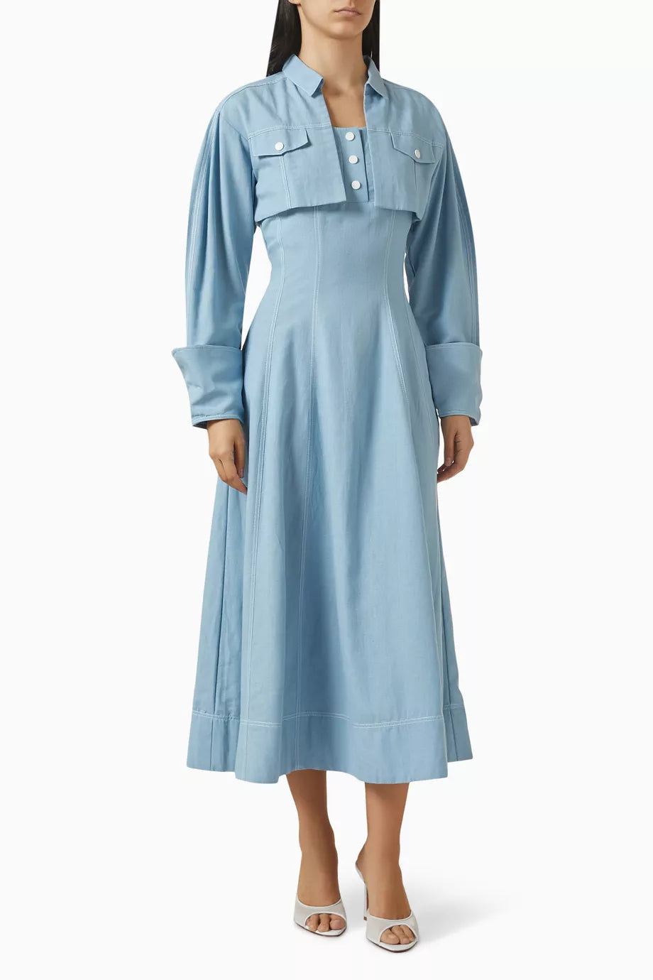 Solana Shirt Dress Modest
