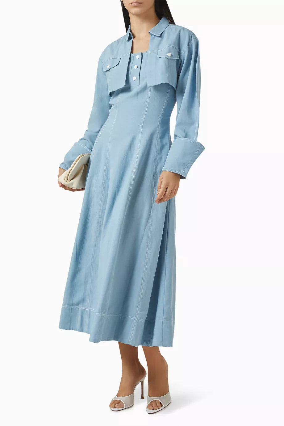 Solana Shirt Dress Modest