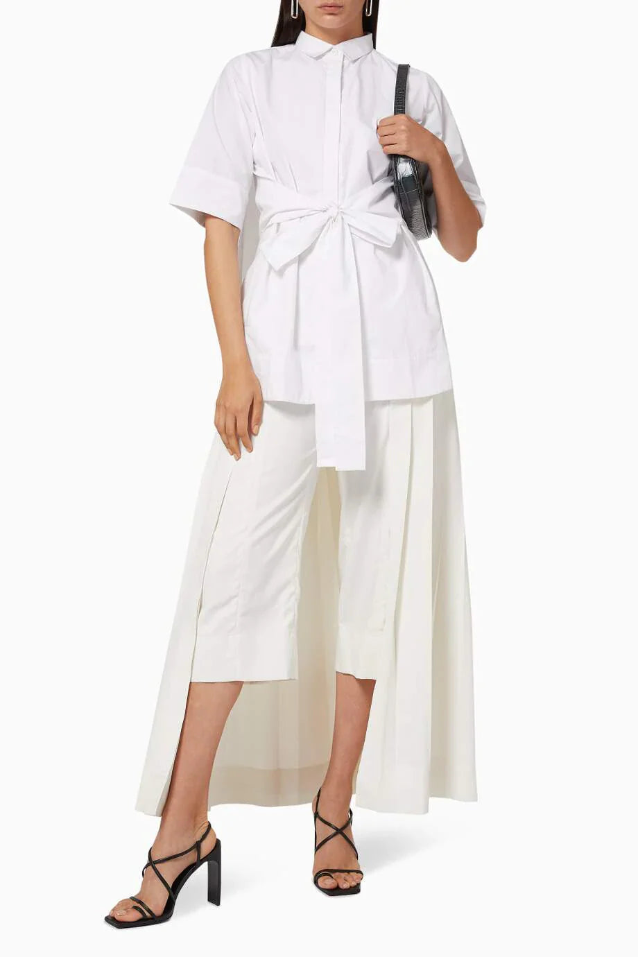 TIE-UP CAPE SHIRT